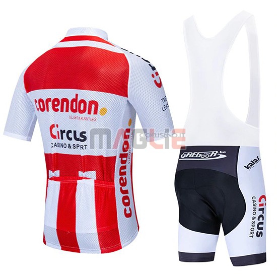 Maglia Corendon Circo Manica Corta 2019 Rosso Bianco Blu